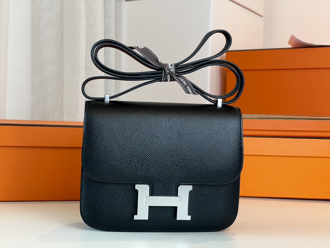 H**mes constance epsom leather-19cm