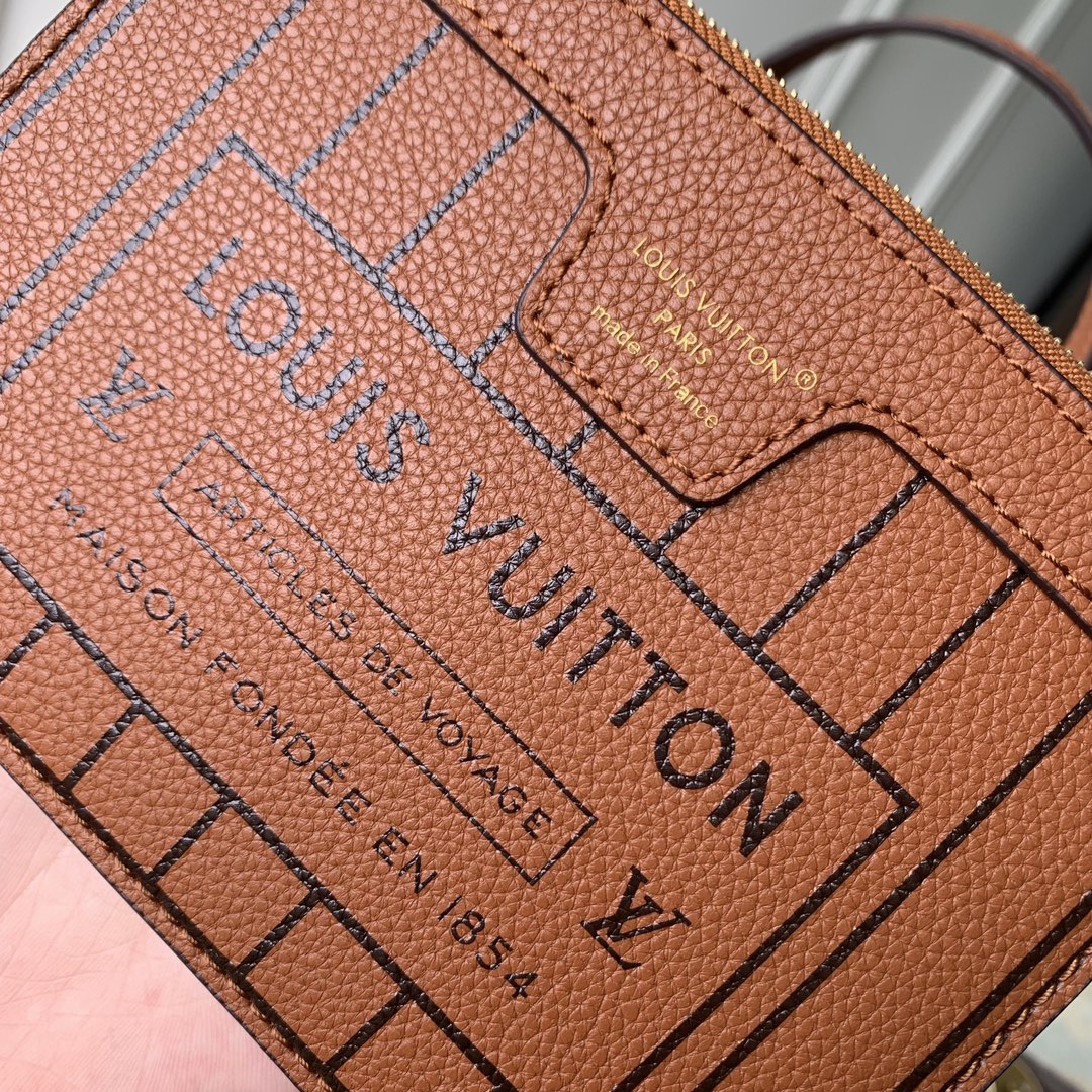 l**is V*t*n neverfull bandoulière inside out bb-m12099-24 x 14 x 9cm