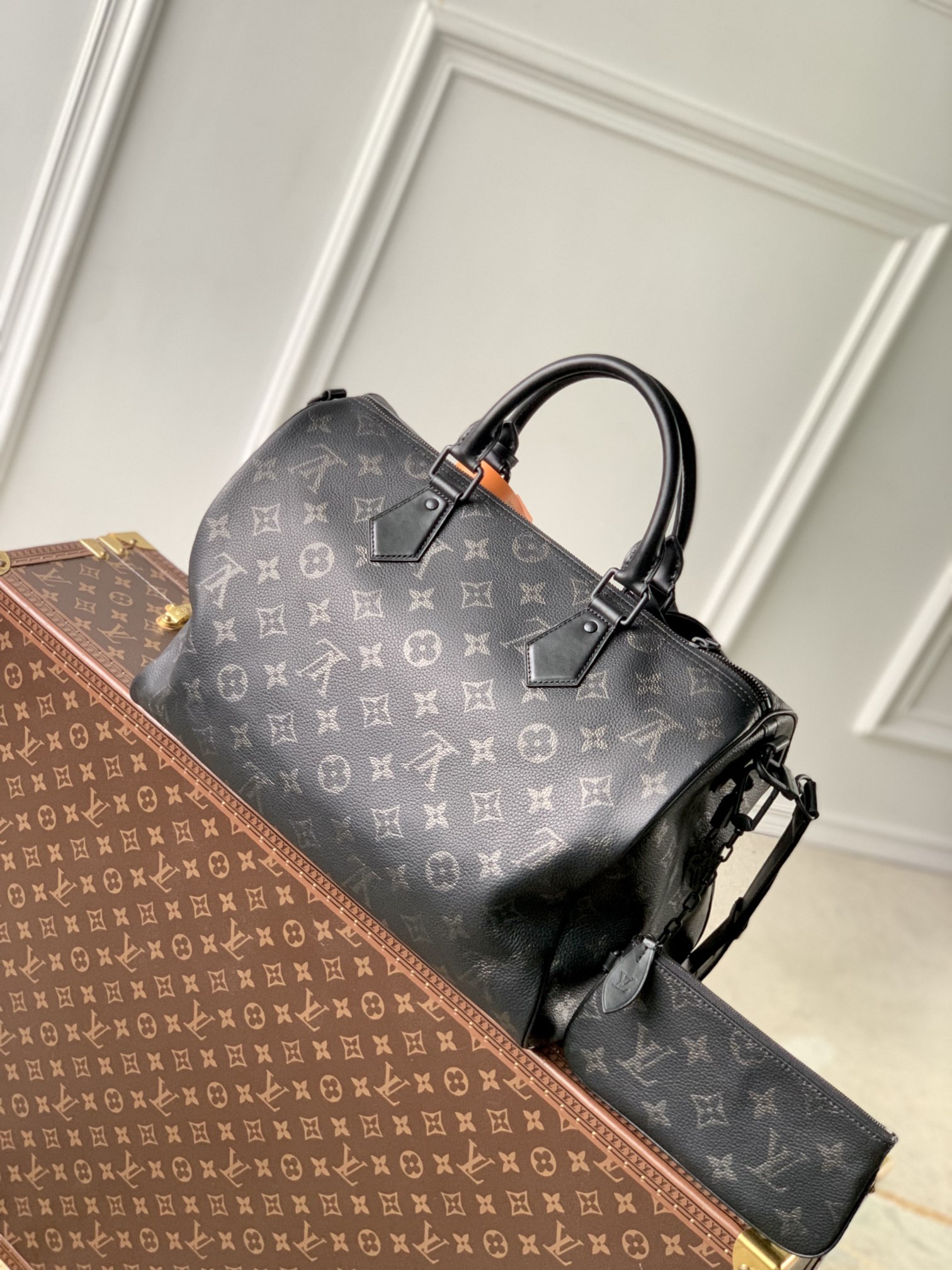 l**is V*t*n speedy p9 bandoulière 40 monogram leather -40 x 26 x 23cm