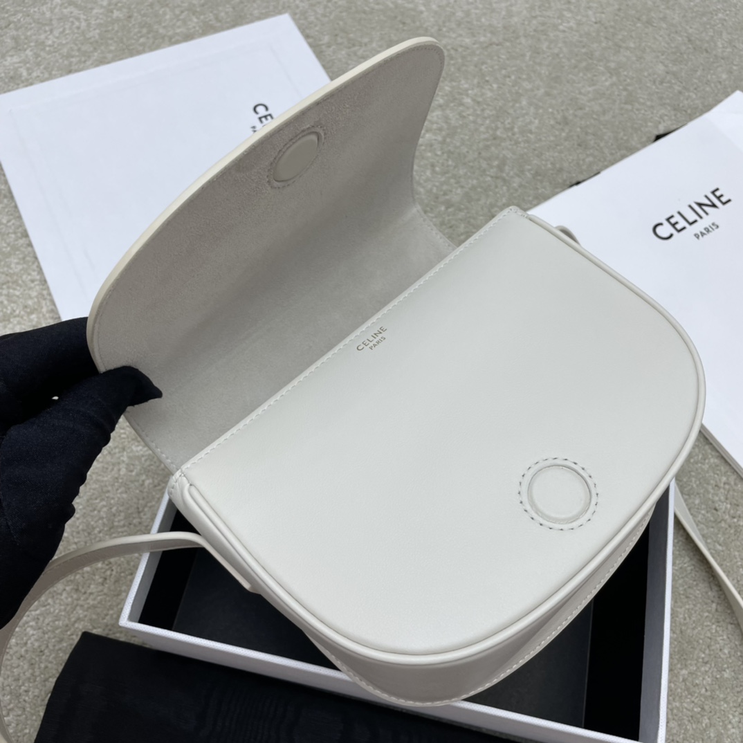 Ce**e folco cuir triomphe bag-18.5*15*7cm