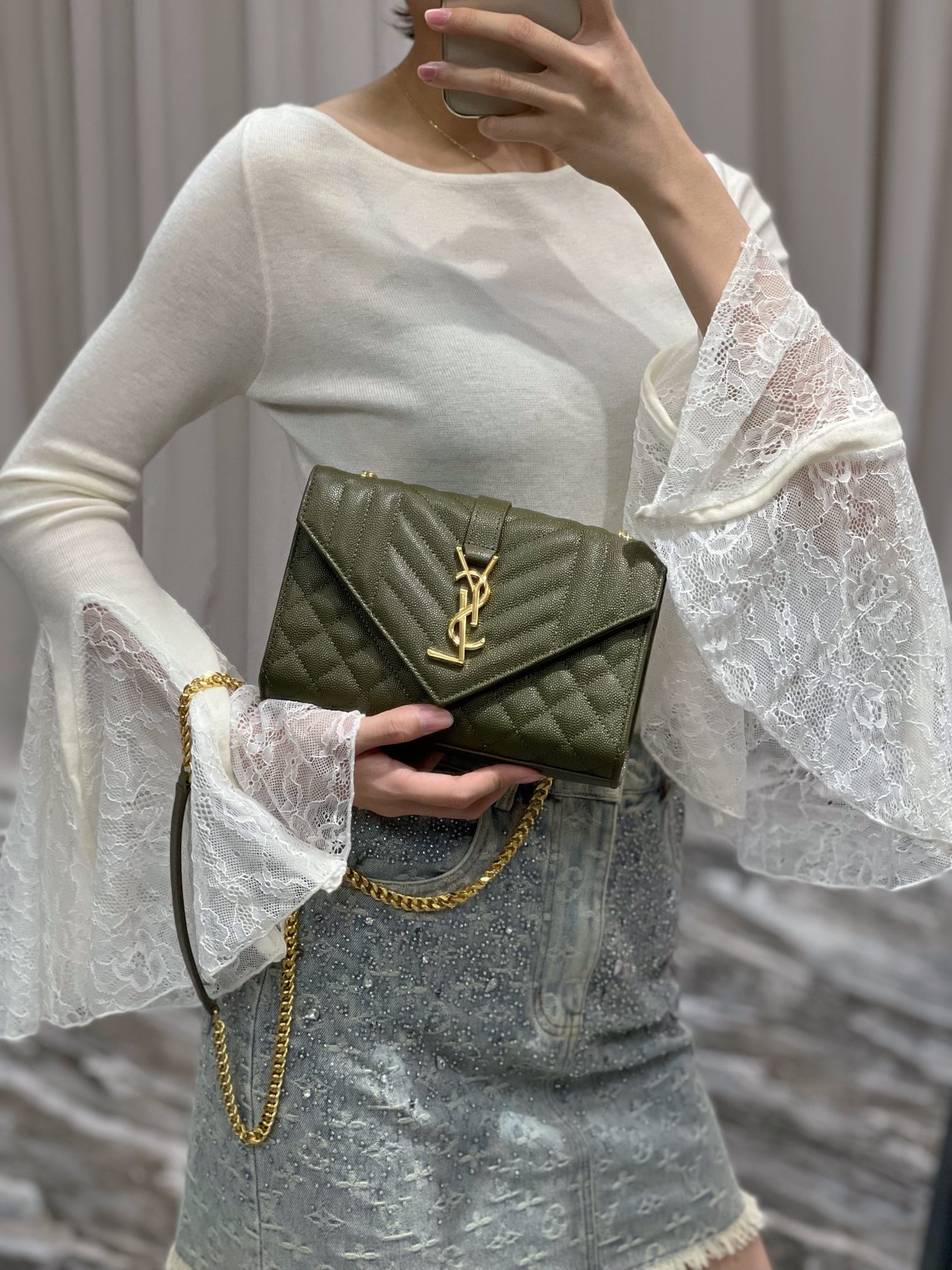 YSL Envelope Bag