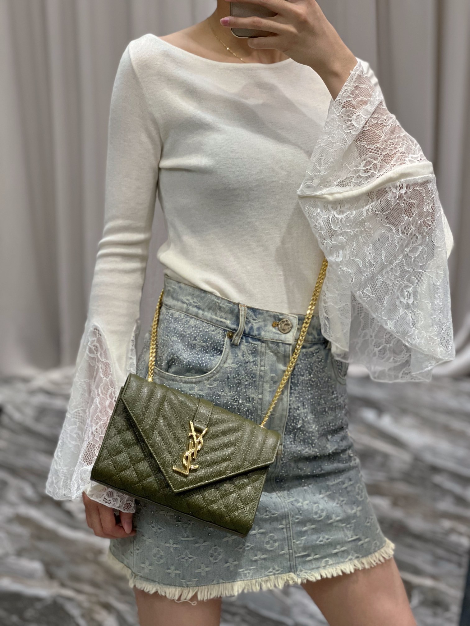 YSL Envelope Bag