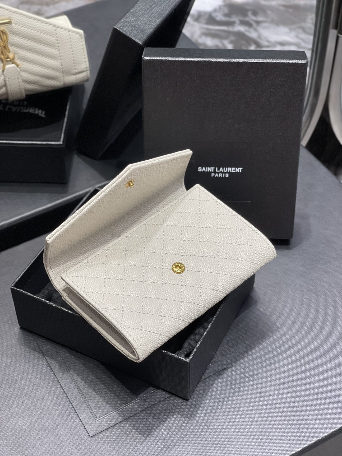 YSL Wallet-A026K -13.5*9.5*3CM