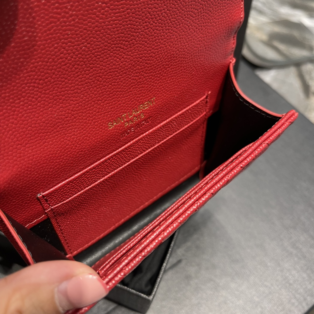 YSL Wallet-A026K -13.5*9.5*3CM