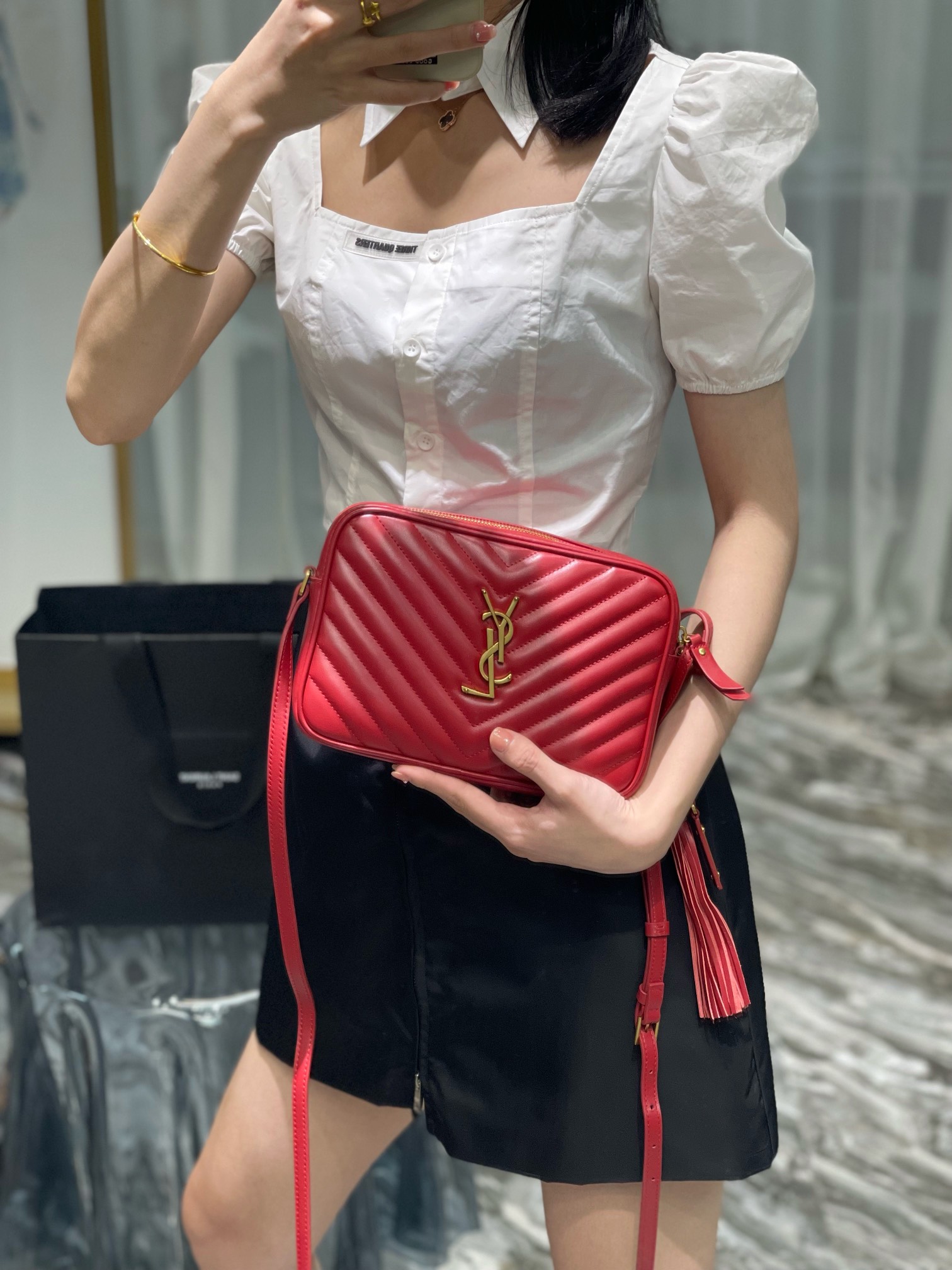 YSL Lou Camera Bag-‎23*16*6CM