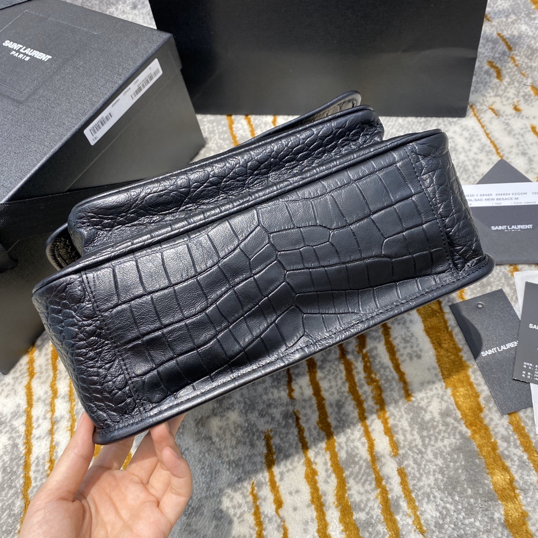 YSL Niki Lambskin Leather-22x16.5x7.5&28x20.5x8.5CM